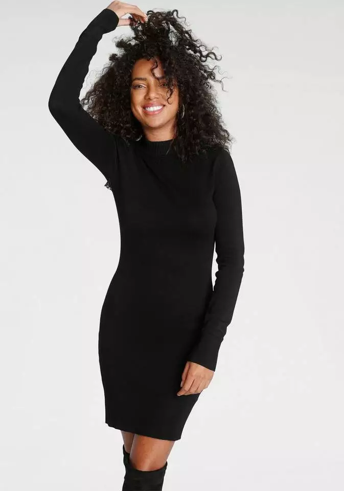 Melrose Strickkleid mit Spitze am Rücken 4 Melrose Strickkleid mit Spitze am Rücken – Bild 2