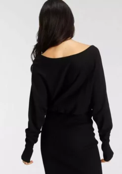 Melrose Strickkleid mit Fledermaus-Oberteil und Ziergürtel - NEUE KOLLEKTION Beere, Schwarz 11 Melrose Strickkleid mit Fledermaus-Oberteil und Ziergürtel - NEUE KOLLEKTION Beere, Schwarz -Melrose Verkaufsshop 0baa1a85 3168 5368 aade 4b563bcdf4d7