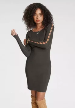 Melrose Strickkleid mit Ärmel Cut-Outs Rosa, Khaki 20 Melrose Strickkleid mit Ärmel Cut-Outs Rosa, Khaki -Melrose Verkaufsshop 0c18facd a622 5479 942c 88e91c9d58cd