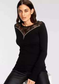 Melrose Rundhalspullover mit Spitze und Zierreißverschluss - NEUE KOLLEKTION 12 Melrose Rundhalspullover mit Spitze und Zierreißverschluss - NEUE KOLLEKTION -Melrose Verkaufsshop 0fcf97b8 338d 5238 bfe7 452e8e6f1857