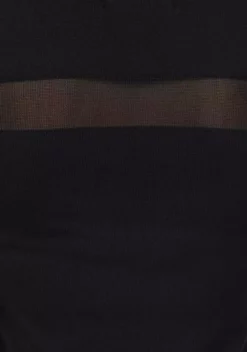 Melrose 3/4 Arm-Pullover mit transparenten Streifen Braun, Schwarz 14 Melrose 3/4 Arm-Pullover mit transparenten Streifen Braun, Schwarz -Melrose Verkaufsshop 15679303