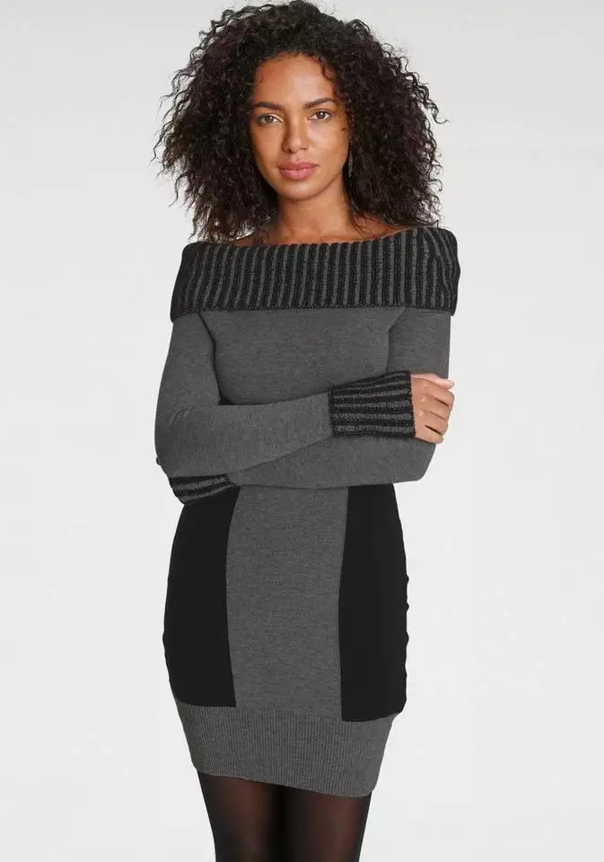 Melrose Strickkleid mit Carmen-Ausschnitt 9 Melrose Strickkleid mit Carmen-Ausschnitt – Bild 7