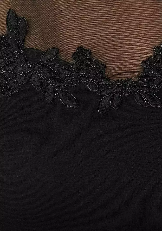 Melrose Rundhalsshirt mit Spitzen-Applikation 9 Melrose Rundhalsshirt mit Spitzen-Applikation – Bild 7