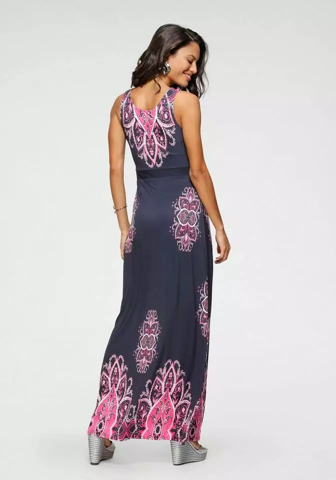 Melrose Maxikleid mit femininen Ornamenten 6 Melrose Maxikleid mit femininen Ornamenten – Bild 4