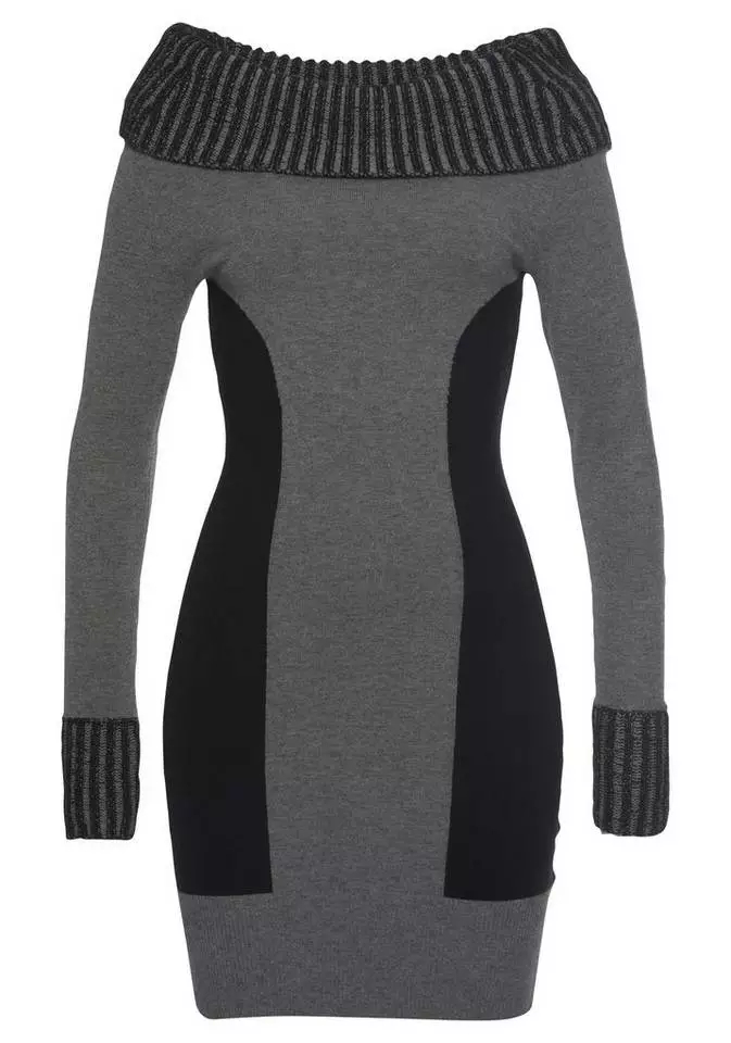 Melrose Strickkleid mit Carmen-Ausschnitt 8 Melrose Strickkleid mit Carmen-Ausschnitt – Bild 6