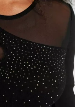 Melrose Strickkleid mit Mesh und Glitzersteinen - NEUE KOLLEKTION 14 Melrose Strickkleid mit Mesh und Glitzersteinen - NEUE KOLLEKTION -Melrose Verkaufsshop 24484735 d1dd 5e44 866b f51aa76ead30