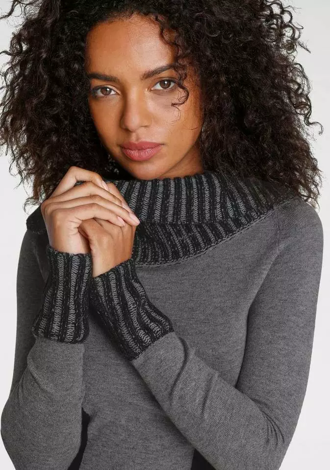 Melrose Strickkleid mit Carmen-Ausschnitt 5 Melrose Strickkleid mit Carmen-Ausschnitt – Bild 3