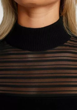 Melrose Stehkragenpullover mit Streifen-Mesh - NEUE KOLLEKTION 13 Melrose Stehkragenpullover mit Streifen-Mesh - NEUE KOLLEKTION -Melrose Verkaufsshop 274ad505 d7ef 5728 a73e 116b8d90443b