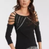 Melrose Rundhalsshirt mit Schlitzen und Ziernieten - NEUE KOLLEKTION 2 Melrose Rundhalsshirt mit Schlitzen und Ziernieten - NEUE KOLLEKTION -Melrose Verkaufsshop 2be522fb fd1f 5aec 9ba2 652243f0f32d