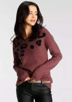 Melrose Rundhalspullover mit Animal-Muster - NEUE KOLLEKTION