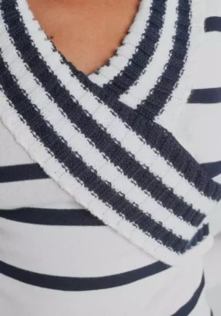 Melrose Schalkragenpullover mit Streifen 12 Melrose Schalkragenpullover mit Streifen -Melrose Verkaufsshop 312b7f54 4a3e 52cc 8723 419d4f2a4122