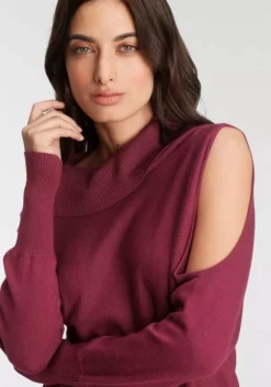 Melrose Fledermauspullover mit Schulter-Cut-Out - NEUE KOLLEKTION