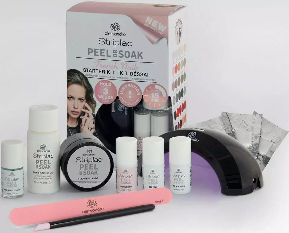 alessandro international UV-Nagellack-Set »STRIPLAC PEEL OR SOAK STARTER KIT FRENCH -VEGAN«, 11-tlg. 4 alessandro international UV-Nagellack-Set »STRIPLAC PEEL OR SOAK STARTER KIT FRENCH -VEGAN«, 11-tlg. – Bild 2