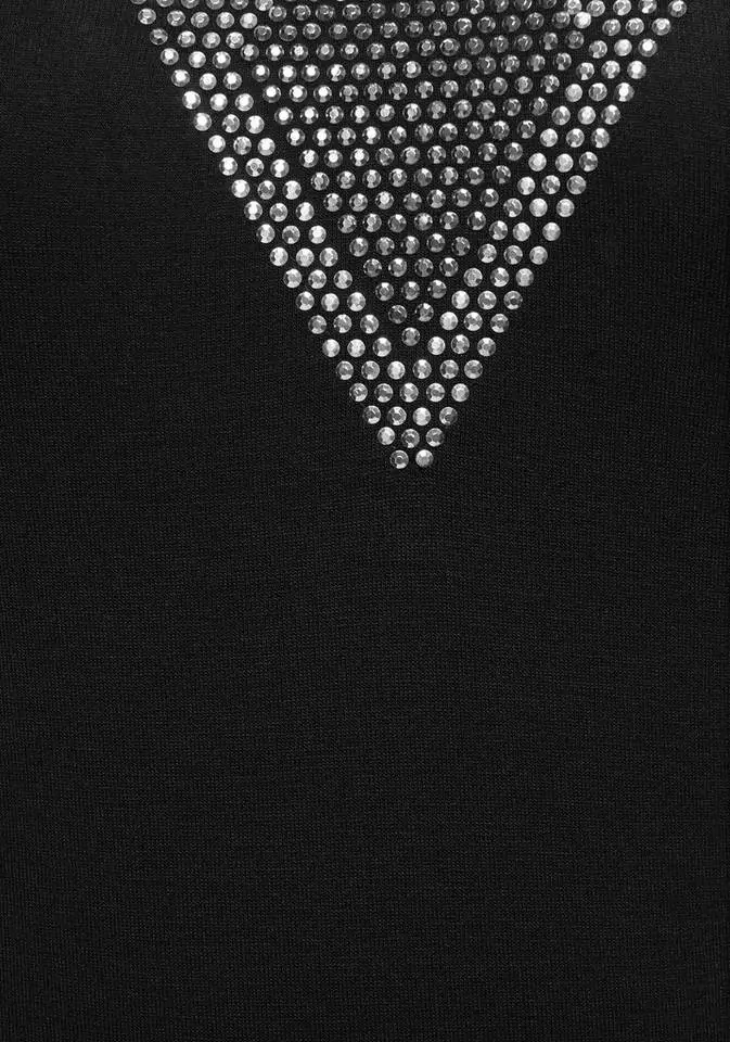 Melrose V-Shirt mit zweifarbigen Glitzersteinen 8 Melrose V-Shirt mit zweifarbigen Glitzersteinen – Bild 6