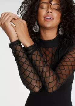 Melrose Strickkleid mit Grafik-Mesh - NEUE KOLLEKTION 13 Melrose Strickkleid mit Grafik-Mesh - NEUE KOLLEKTION -Melrose Verkaufsshop 355e5510 a6ee 5574 81b1 65512afecff5