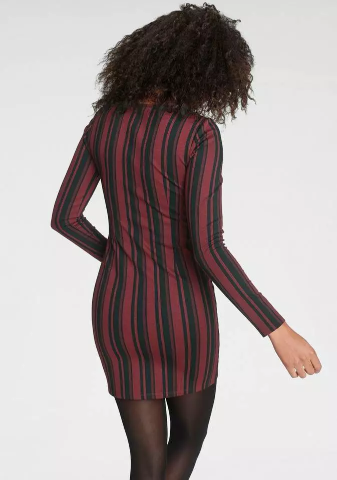 Melrose Jerseykleid in Streifen-Design mit Ziernieten 4 Melrose Jerseykleid in Streifen-Design mit Ziernieten – Bild 2