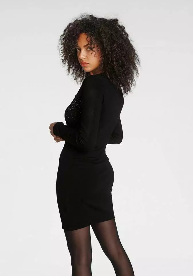 Melrose Strickkleid mit Mesh und Glitzersteinen - NEUE KOLLEKTION 4 Melrose Strickkleid mit Mesh und Glitzersteinen - NEUE KOLLEKTION – Bild 2