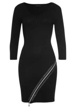 Melrose Strickkleid mit Zierreißverschluss 14 Melrose Strickkleid mit Zierreißverschluss -Melrose Verkaufsshop 42f69e1a 11d3 57e1 925d a566755f097d