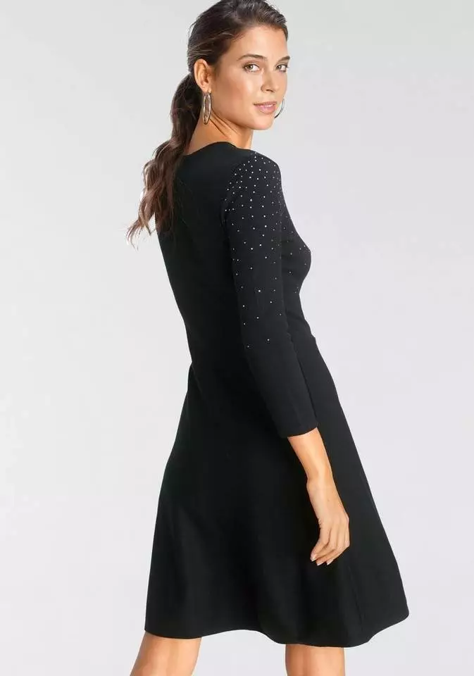 Melrose Strickkleid mit Glitzersteinen - NEUE KOLLEKTION 6 Melrose Strickkleid mit Glitzersteinen - NEUE KOLLEKTION – Bild 4