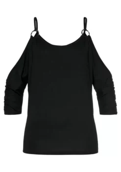 Melrose Fledermausshirt mit Ring-Detail und Ärmelraffung 14 Melrose Fledermausshirt mit Ring-Detail und Ärmelraffung -Melrose Verkaufsshop 43f42de3 3e27 5d27 89bd c29188efc2b5