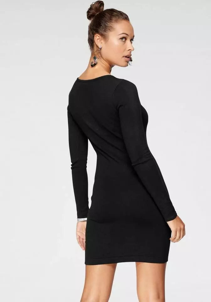 Melrose Strickkleid mit Glitzersteinen und Mesh-Detail 4 Melrose Strickkleid mit Glitzersteinen und Mesh-Detail – Bild 2