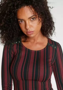 Melrose Jerseykleid in Streifen-Design mit Ziernieten 12 Melrose Jerseykleid in Streifen-Design mit Ziernieten -Melrose Verkaufsshop 453f4f49 33b2 5733 8a78 5e032b0e6db7