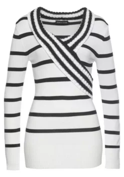 Melrose Schalkragenpullover mit Streifen 14 Melrose Schalkragenpullover mit Streifen -Melrose Verkaufsshop 45b6c241 300b 56b5 ac7f 63e8c1b93e6b