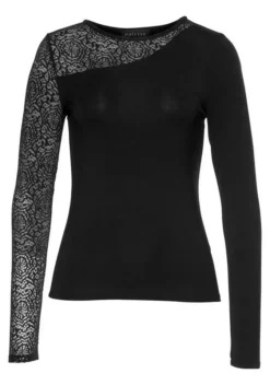 Melrose Rundhalsshirt im asymmetrischem Look und Spitzen-Ärmel 12 Melrose Rundhalsshirt im asymmetrischem Look und Spitzen-Ärmel -Melrose Verkaufsshop 46b3490d f60e 5d0d 855f c80c0e085384