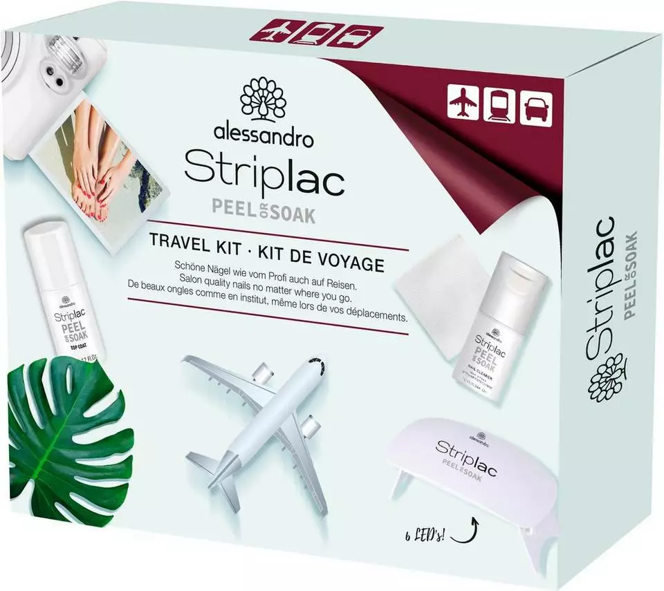 alessandro international Nagellack-Set »Striplac Travel Kit«, 4-tlg. 4 alessandro international Nagellack-Set »Striplac Travel Kit«, 4-tlg. – Bild 2