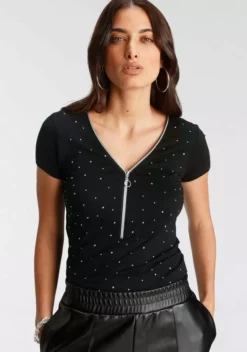 Melrose V-Shirt mit Reißverschluss-Detail und Glitzersteinen - NEUE KOLLEKTION 11 Melrose V-Shirt mit Reißverschluss-Detail und Glitzersteinen - NEUE KOLLEKTION -Melrose Verkaufsshop 4e06a14e f64c 5d94 ad1f 7d9146701794