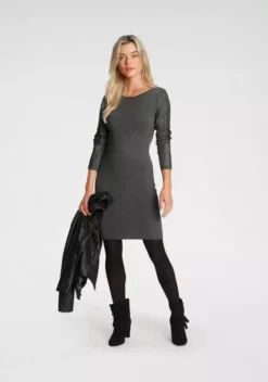 Melrose Strickkleid mit Spitzenstreifen und Glitzersteinen - NEUE KOLLEKTION 12 Melrose Strickkleid mit Spitzenstreifen und Glitzersteinen - NEUE KOLLEKTION -Melrose Verkaufsshop 51919e57 07f4 5530 9eba d87439d1944c