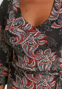 Melrose Maxikleid mit seitlichem Schlitz Schwarz-weiß-gemustert, Schwarz-braun-gemustert 16 Melrose Maxikleid mit seitlichem Schlitz Schwarz-weiß-gemustert, Schwarz-braun-gemustert -Melrose Verkaufsshop 51a523cd 7554 5a4e 8a07 8121e30cb769