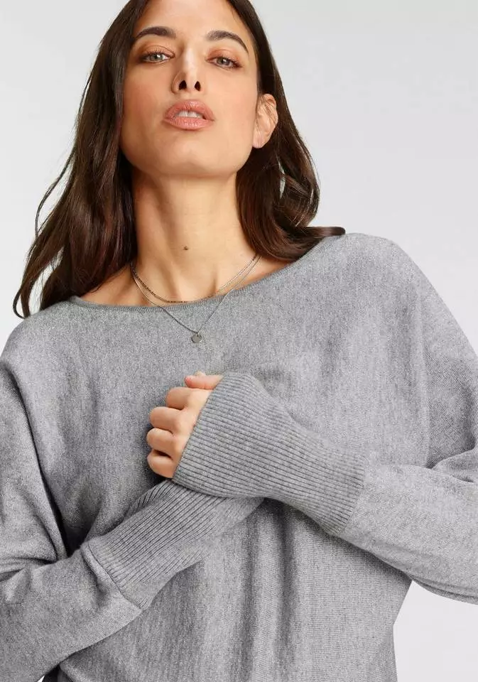 Melrose Fledermauspullover aus weichem Glanzgarn - NEUE KOLLEKTION 5 Melrose Fledermauspullover aus weichem Glanzgarn - NEUE KOLLEKTION – Bild 3