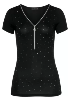 Melrose V-Shirt mit Reißverschluss-Detail und Glitzersteinen - NEUE KOLLEKTION 14 Melrose V-Shirt mit Reißverschluss-Detail und Glitzersteinen - NEUE KOLLEKTION -Melrose Verkaufsshop 581c22b1 a933 5a8b 8b68 a4a932688085