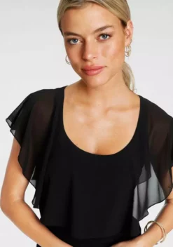 Melrose Kurzarmshirt mit Chiffon 12 Melrose Kurzarmshirt mit Chiffon -Melrose Verkaufsshop 60bda9ca cbdc 53c6 a4d7 d872e0a78d0f