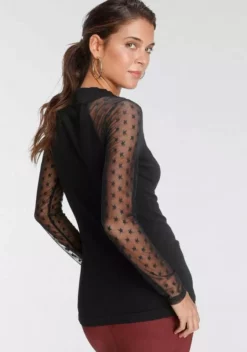 Melrose Rundhalspullover mit Meshärmeln in Sternen-Optik - NEUE KOLLEKTION 9 Melrose Rundhalspullover mit Meshärmeln in Sternen-Optik - NEUE KOLLEKTION -Melrose Verkaufsshop 64442370 9521 581a b7a4 a1840263fcd1