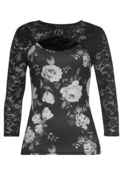 Melrose 3/4-Arm-Shirt mit Spitze und Zierschnalle 15 Melrose 3/4-Arm-Shirt mit Spitze und Zierschnalle -Melrose Verkaufsshop 6710ac03 8878 55e4 9618 6d4219ca3df8