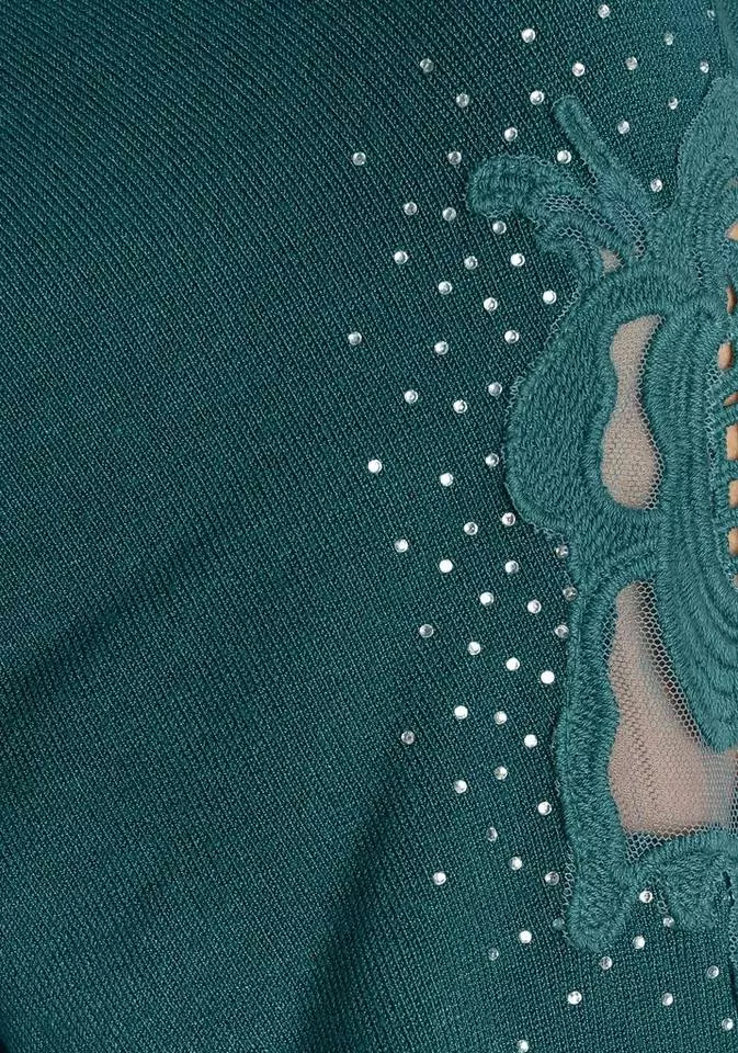 Melrose Fledermauspullover mit Blumen-Applikation und Glitzersteinen 8 Melrose Fledermauspullover mit Blumen-Applikation und Glitzersteinen – Bild 6