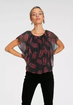 Melrose Shirtbluse mit bedrucktem Chiffon Schwarz-rot-geblümt, Grau-rosa-geblümt 18 Melrose Shirtbluse mit bedrucktem Chiffon Schwarz-rot-geblümt, Grau-rosa-geblümt -Melrose Verkaufsshop 6a2bbe3a 44d6 5def 8a5e e435eddf72d8