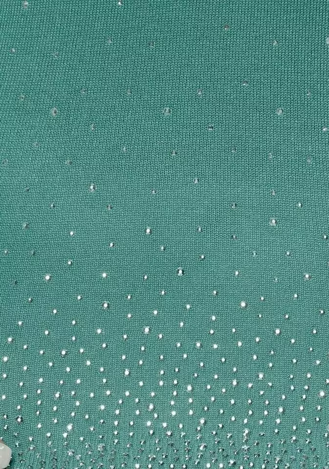 Melrose V-Ausschnitt-Pullover mit Strassdeko Hellgrün, Schwarz, Apricot 8 Melrose V-Ausschnitt-Pullover mit Strassdeko Hellgrün, Schwarz, Apricot – Bild 6