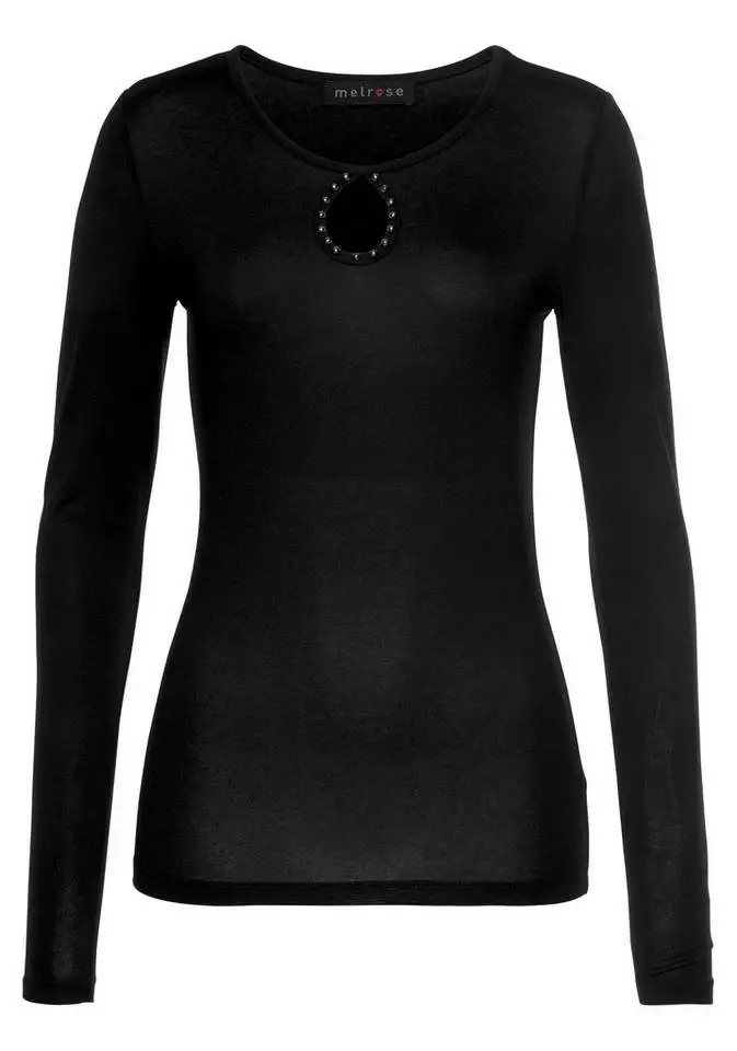 Melrose Langarmshirt mit Ziernieten 9 Melrose Langarmshirt mit Ziernieten – Bild 7