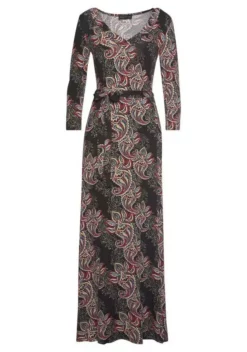 Melrose Maxikleid mit seitlichem Schlitz Schwarz-weiß-gemustert, Schwarz-braun-gemustert 18 Melrose Maxikleid mit seitlichem Schlitz Schwarz-weiß-gemustert, Schwarz-braun-gemustert -Melrose Verkaufsshop 7038325c f4c1 5e9b b916 8d8e67603175