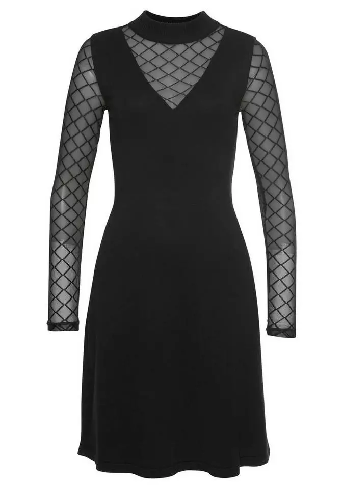 Melrose Strickkleid mit Grafik-Mesh - NEUE KOLLEKTION 8 Melrose Strickkleid mit Grafik-Mesh - NEUE KOLLEKTION – Bild 6