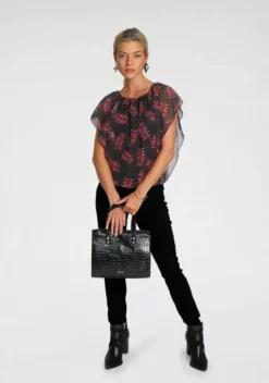 Melrose Shirtbluse mit bedrucktem Chiffon Schwarz-rot-geblümt, Grau-rosa-geblümt 17 Melrose Shirtbluse mit bedrucktem Chiffon Schwarz-rot-geblümt, Grau-rosa-geblümt -Melrose Verkaufsshop 712f72b8 6a17 5ccc 9b57 d77a97312526