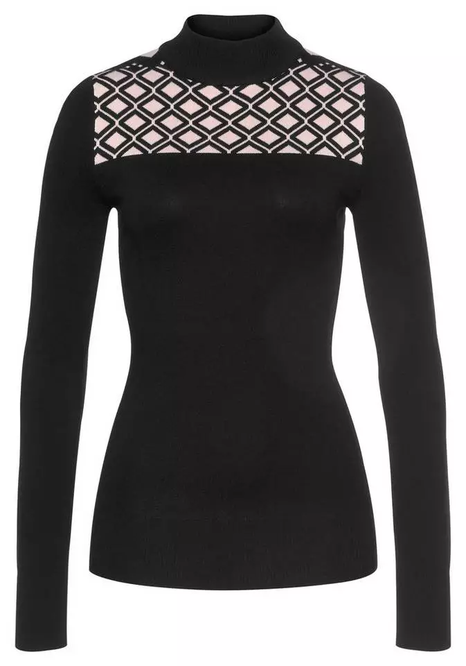 Melrose Stehkragenpullover mit Strickmuster - NEUE KOLLEKTION 8 Melrose Stehkragenpullover mit Strickmuster - NEUE KOLLEKTION – Bild 6