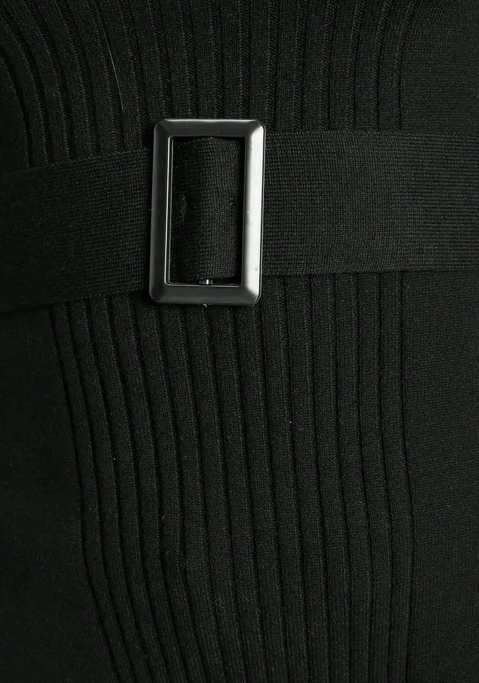 Melrose Longpullover mit Ziergürtel und Schlitzen 8 Melrose Longpullover mit Ziergürtel und Schlitzen – Bild 6