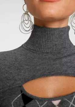 Melrose Rollkragenpullover mit Rauten-Muster 14 Melrose Rollkragenpullover mit Rauten-Muster -Melrose Verkaufsshop 7caca79a 93c4 50ac 819c 981816d7f9bf