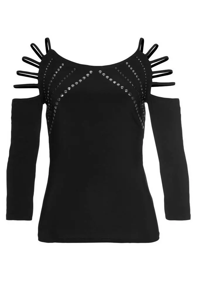 Melrose Rundhalsshirt mit Schlitzen und Ziernieten - NEUE KOLLEKTION 8 Melrose Rundhalsshirt mit Schlitzen und Ziernieten - NEUE KOLLEKTION – Bild 6