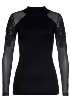 Melrose Stehkragenpullover mit Mesh und Blumen-Appliaktion - NEUE KOLEKTION 16 Melrose Stehkragenpullover mit Mesh und Blumen-Appliaktion - NEUE KOLEKTION -Melrose Verkaufsshop 8539e14b 26ff 5e79 bfb8 a110af0eb6f7