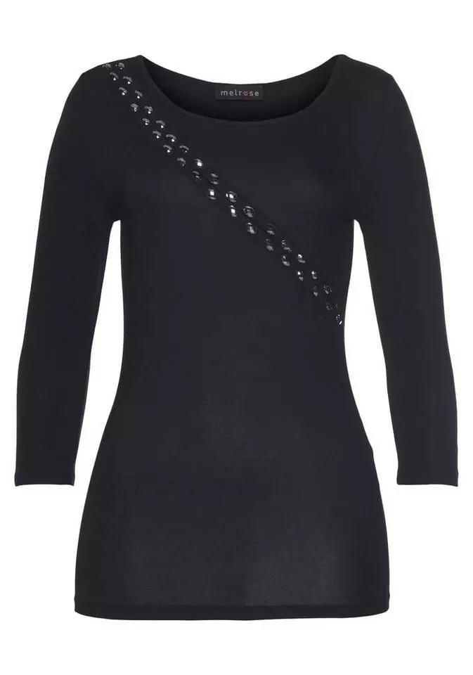 Melrose Langarmshirt mit Ziernieten 7 Melrose Langarmshirt mit Ziernieten – Bild 5